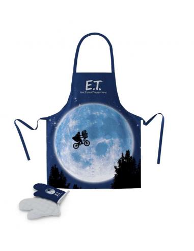 E.T. POSTER APRON/OVEN MITT SET