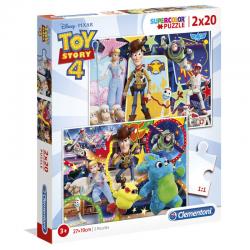 Puzzle Toy Sory 4 Disney 2x20pzs - Imagen 1