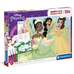 Puzzle Happy Color Princesas Disney 104pzs - Imagen 1