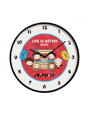 FRIENDS LIFE IS BTR WITH FRIE WALL CLOCK