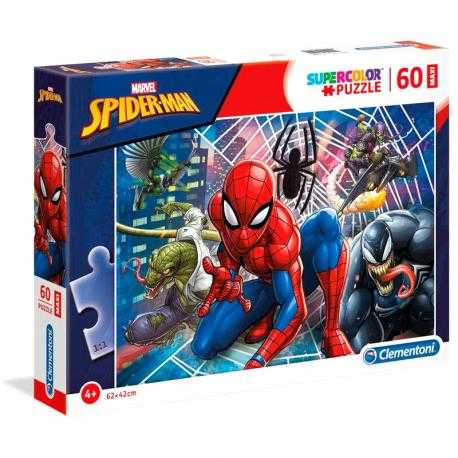 Puzzle Maxi Spiderman Marvel 60pzs - Imagen 1