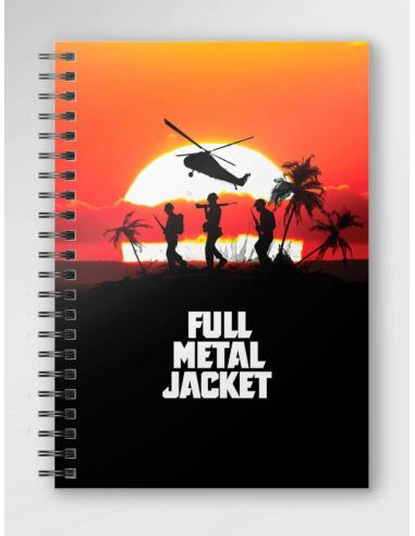 FULL METAL JACKET POSTER SPIRAL NOTEBOOK