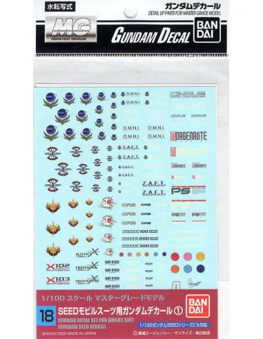 GUNDAM DECAL 18 MG MULTI SEED