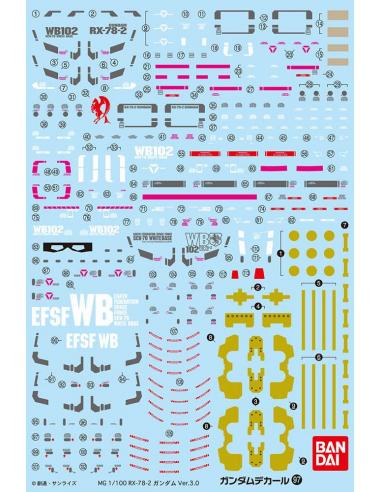 GUNDAM DECAL 97 MG GUNDAM 3.0