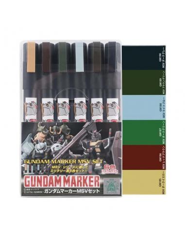 GUNDAM MARKER AMS-127 MSV SET