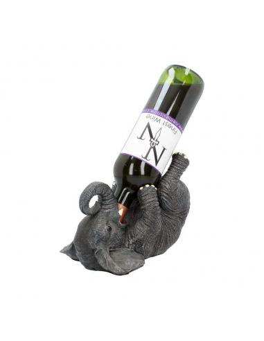 GUZZLERS GREY ELEPHAN WINE BOTTLE HOLDER