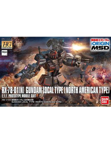 HG GUNDAM LOCAL TYPE NORTH AMERICA 1/144