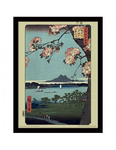HIROSHIGE MASAKI SUIJIN GROVE PRINT FRAM