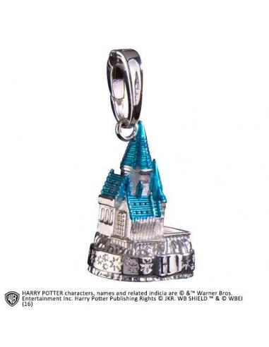 HP LUMOS CHARM 3 SILVER HOGWARTS CASTLE