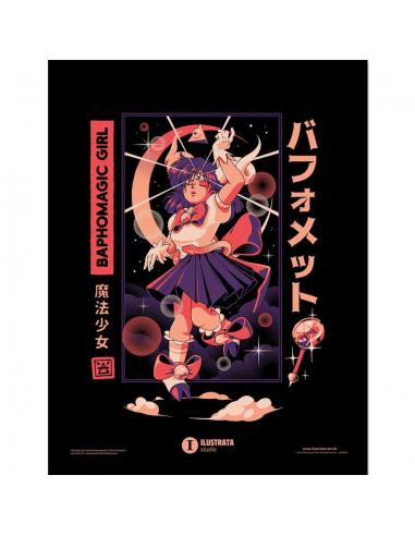 ILUSTRATA BAPHOMET GIRL COLLECTOR PRINT