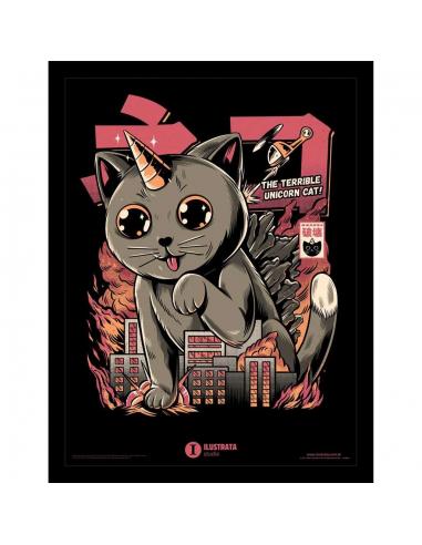 ILUSTRATA CATZILLA COLLECTOR PRINT FRAME