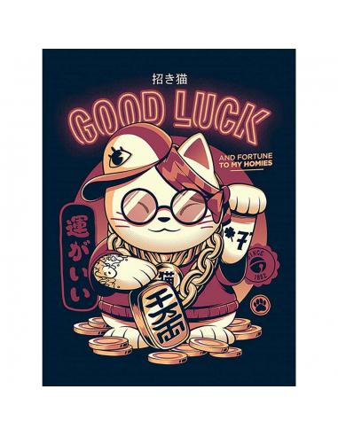 ILUSTRATA LUCKY CAT DEEP CANVAS