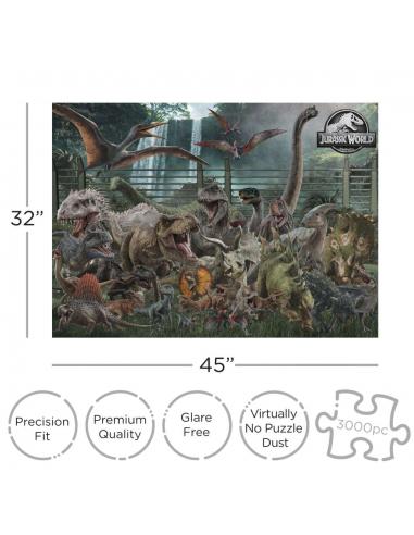 JURASSIC WORLD 3000 PCS JIGSAW PUZZLE