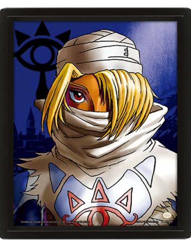 LEGEND OF ZELDA - ZELDA2SHEIK-POSTER 3D
