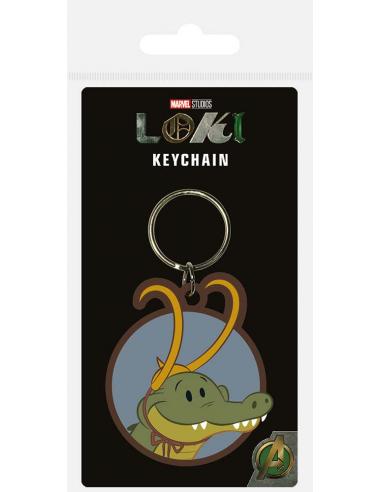 LOKI ALLIGATOR LOKI RUBBER KEYCHAIN
