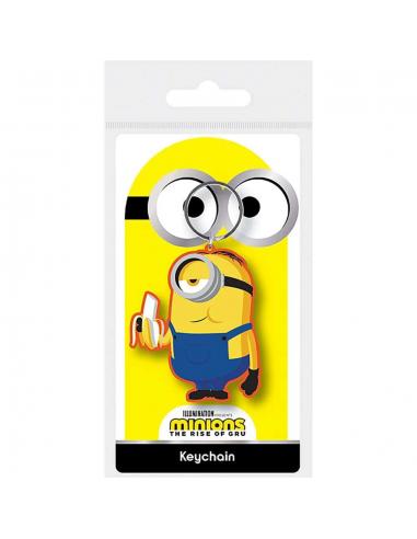 MINIONS STUART BANANA RUBBER KEYCHAIN