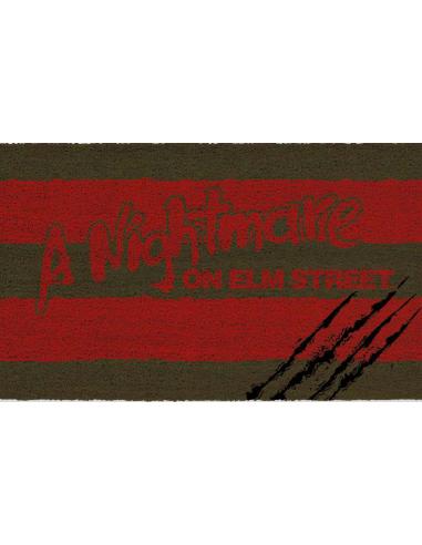 NIGHTMARE O/ELM STREET SCRATCHES DOORMAT