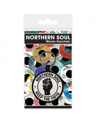 NORTHERN SOUL WOVEN KEYCHAIN