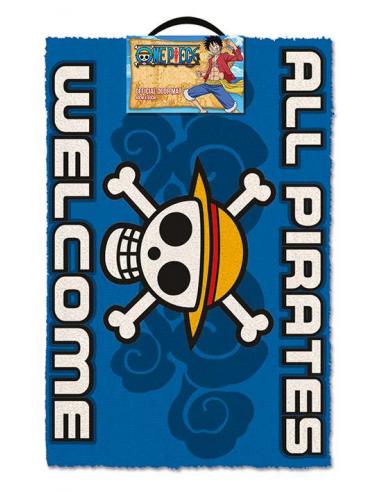 ONE PIECE-ALL PIRATES WELCOME DOORMAT