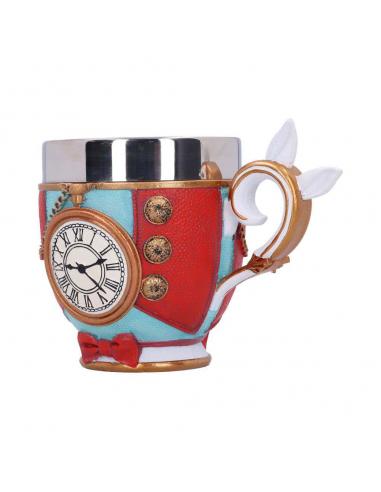 PINKYS UP WHITE RABBIT CUP