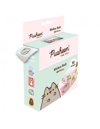 PUSHEEN STICKER ROLL BOX