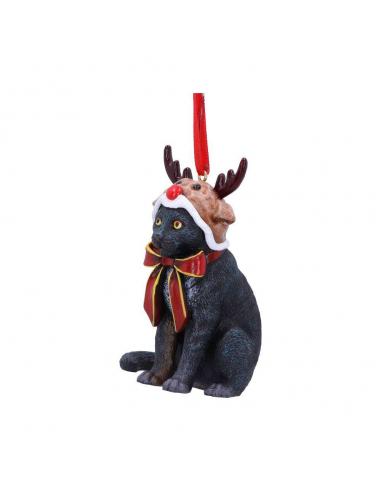 REINDEER CAT HANGING ORNAMENT