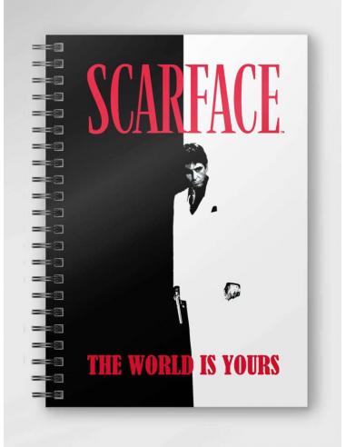 SCARFACE THE WORLD IS YOURS NOTEBOOK