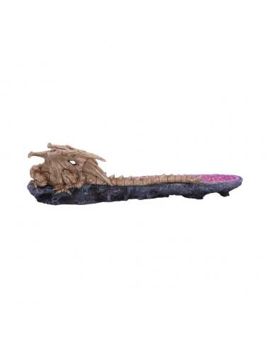 SKELETAL SLUMBER DRAGON INCENSE BURNER