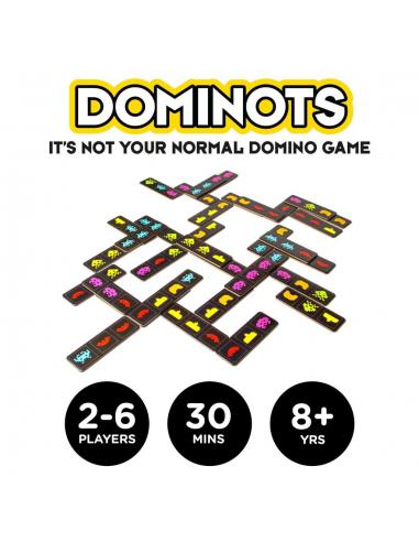 SPACE INVADERS DOMINOTS TILE GAME