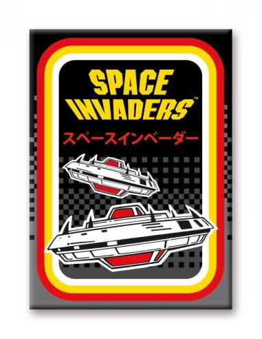 SPACE INVADERS SPACESHIP FLAT MAGNET