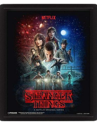 STRANGER THINGS POSTER 3D LENTICULAR