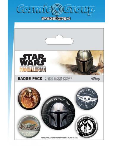 SW THE MANDALORIAN BADGE PACK