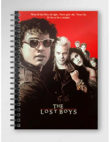THE LOST BOYS POSTER SPIRAL NOTEBOOK