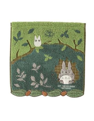 TOTORO HIDING IN ACORN TREE MINI TOWEL