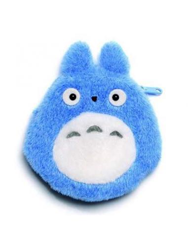 TOTORO SMILING BLUE PURSE PLUSH