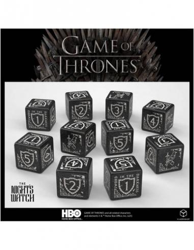 QW CAJA DADOS D6 GAME OF THRONES NIGHT WATCH (10)