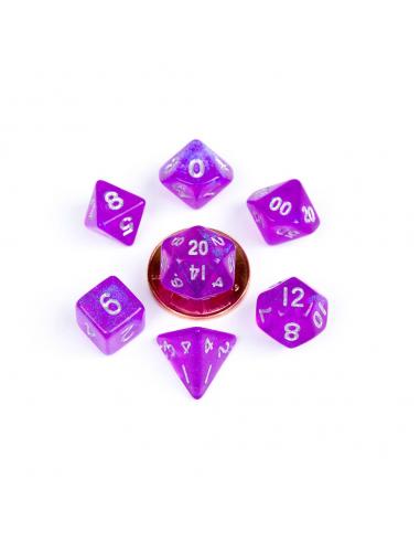 FanRoll FanRoll Mini Pack de Dados Stardust Purple (7)