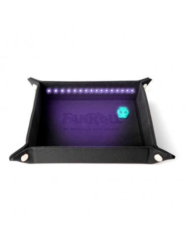 FanRoll FanRoll Shadowlight Bandeja plegable para dados Blacklight Black