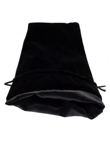 FanRoll FanRoll Bolsa para Dados Velvet Black with Black Satin Large
