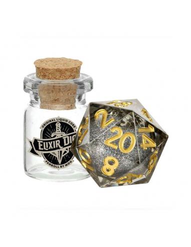 FanRoll FanRoll Liquid Core Dados Vanishing Oil d20 Elixir (1)