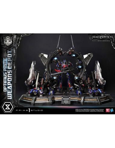Prime 1 Studio Transformers: Dark of the Moon (Film) Museum Masterline Estatua Optimus Prime Weapons Depot Bonus Version 127 cm