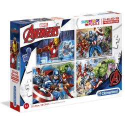 Puzzle Vengadores Avengers Marvel 20+60+100+180pzs - Imagen 1
