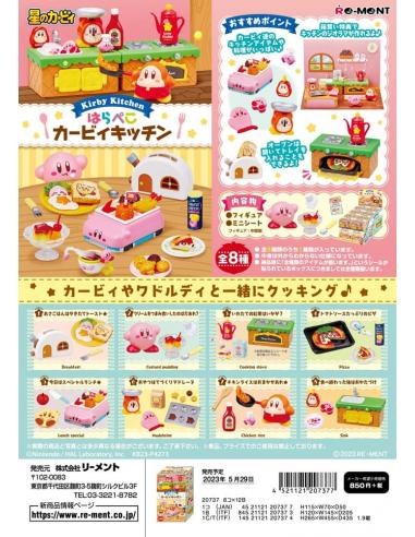 Re-Ment Kirby Minifiguras Kirby Kitchen Expositor (8)