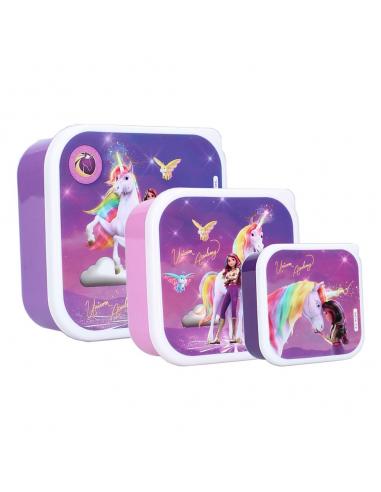 Vadobag Unicorn Academy Pack de Fiambreras Fresh Bites