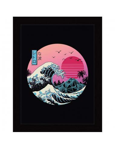 VINCENT TRINIDAD GREAT RETRO WAVE FRAMED