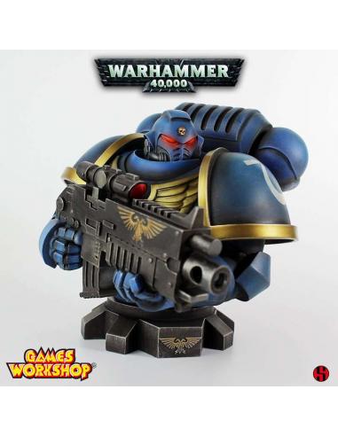 WARHAMMER 40K ULTRAMARINE PRIMARIS BUST