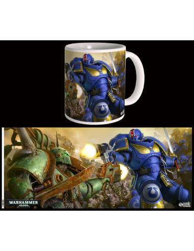 WARHAMMER 40K ULTRAMARINES VS NURGLE MUG