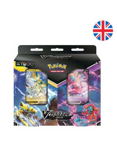 POKEMON JUEGO DE CARTAS V Battle Deck juego cartas coleccionables Deoxys vs Zeraora Pokemon ingles