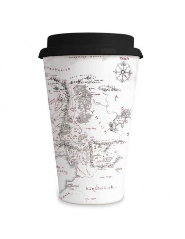 SD TOYS Taza viaje Mapa Tierra Media El Señor de los Anillos