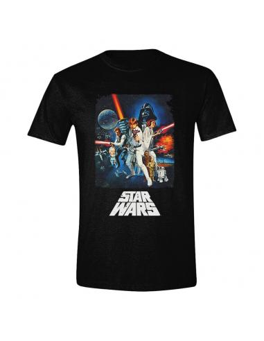 PCMerch Star Wars A New Hope Camiseta Retro Poster talla S